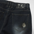 Thug Club Burn Down Denim Pants in blue, view 9 of 9