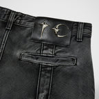 Thug Club Line Gob Denim Pants in black, view 7 of 7