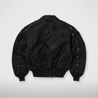 Thug Club X Alpha CWU 45/P Rivet Button Version in black, back view
