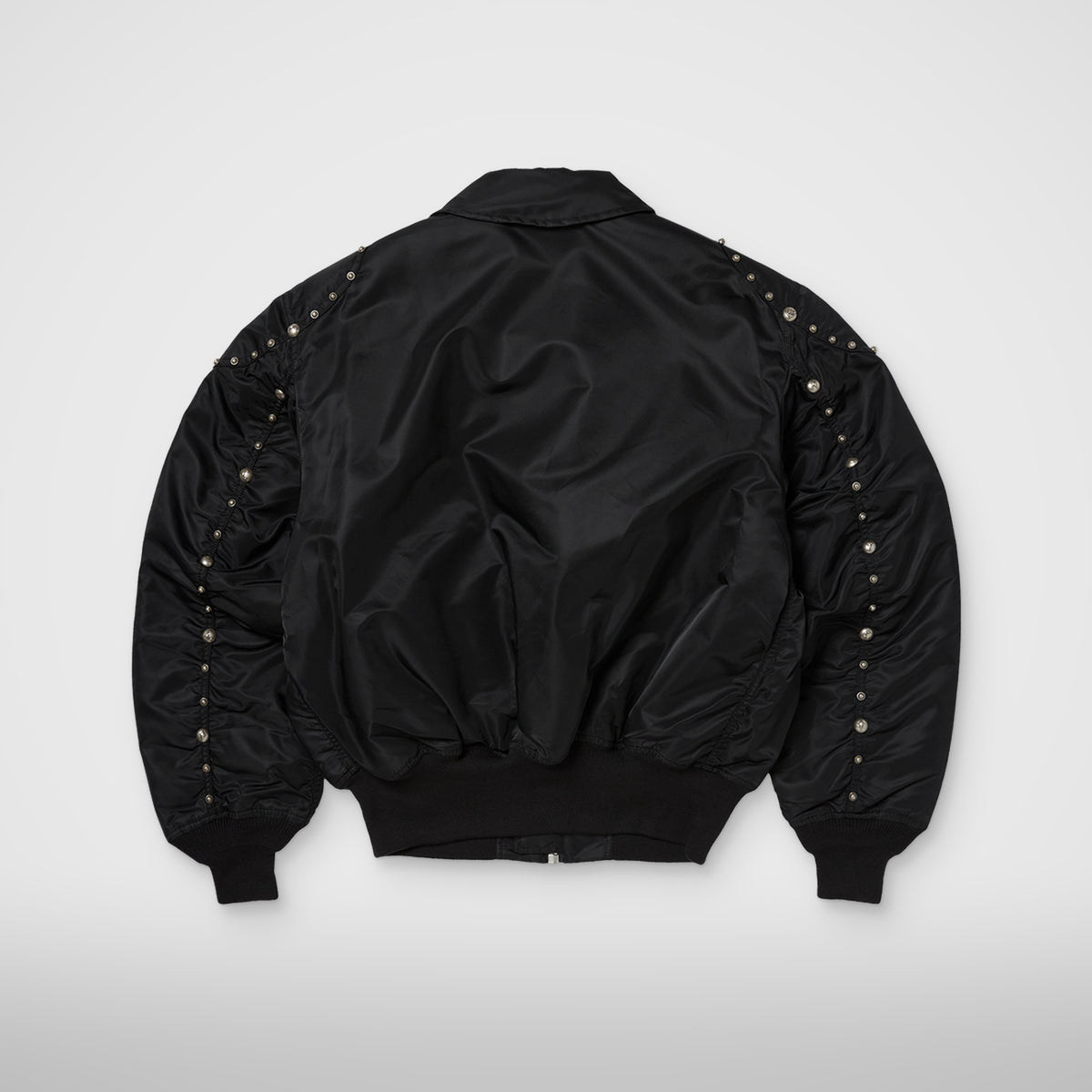 Thug Club X Alpha CWU 45/P Rivet Button Version in black, back view