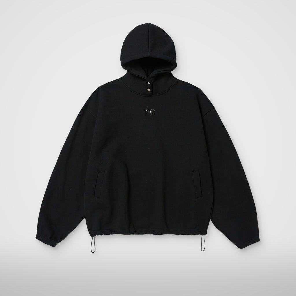 Thug Club Color Emblem Hoodie in black