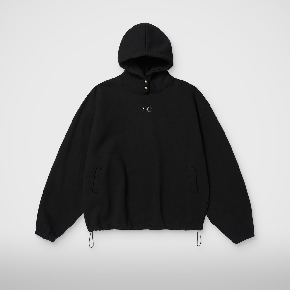 Thug Club Color Emblem Hoodie in black