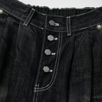 Thug Club Double Knee Denim Pants in black, view 3 of 8
