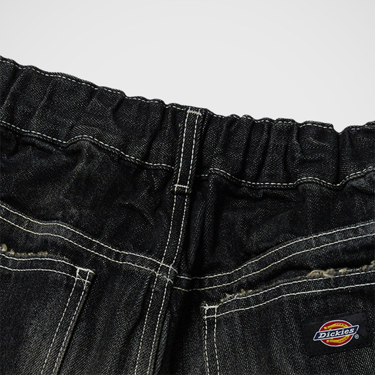 Thug Club Double Knee Denim Pants in black, view 7 of 8