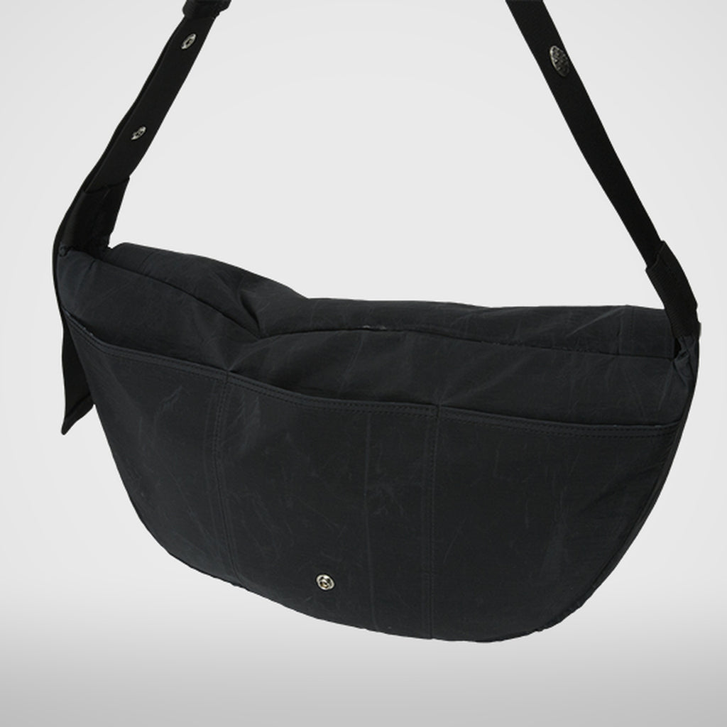 Thug Club Scarred Bio Army Messenger Bag in black, view 10 of 11