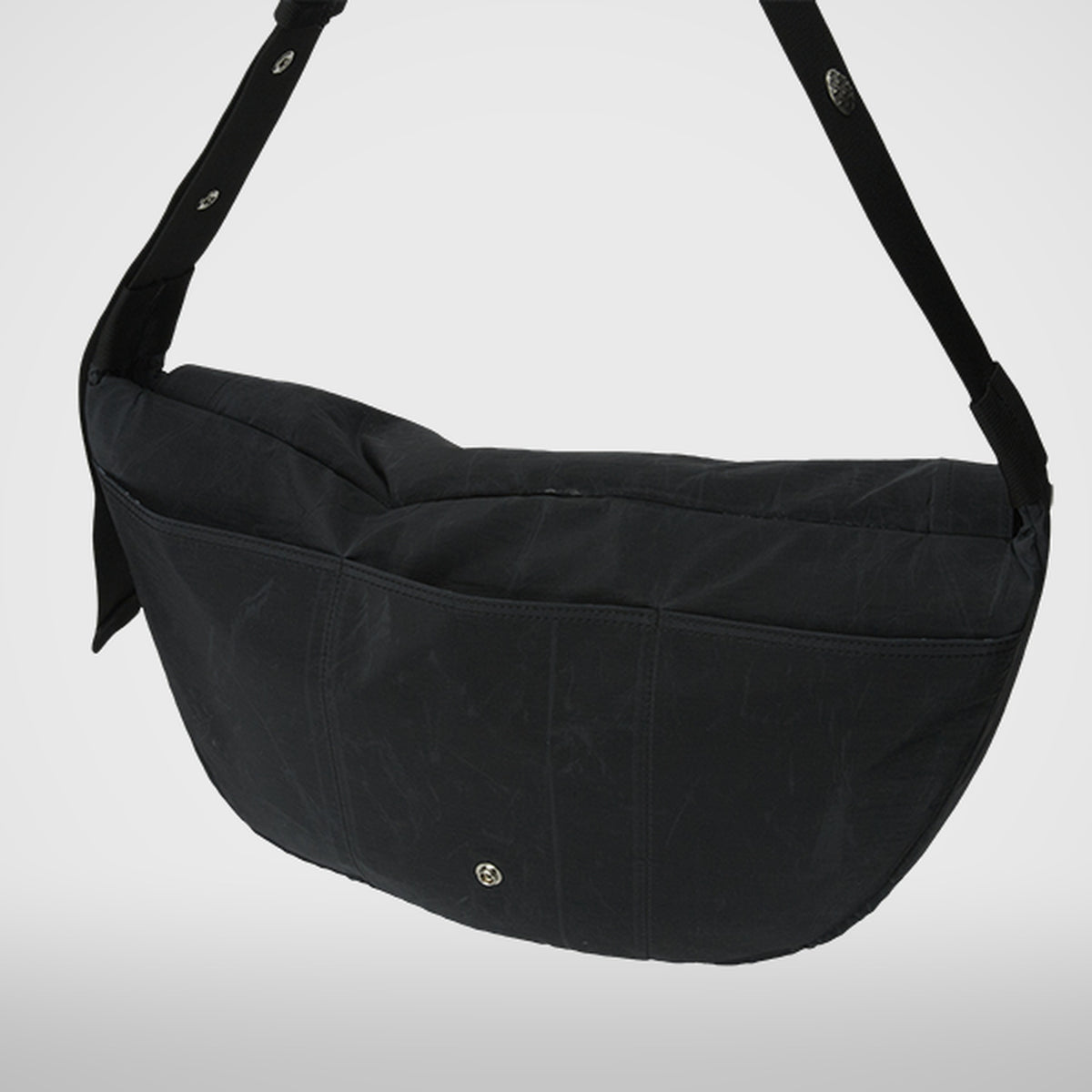 Thug Club Scarred Bio Army Messenger Bag in black, view 10 of 11