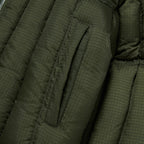 Thug Club War Life Down Jacket in khaki, view 8 of 9