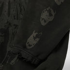 Thug Club TC Bone Cross Hoodie in black/vintage, view 6 of 6