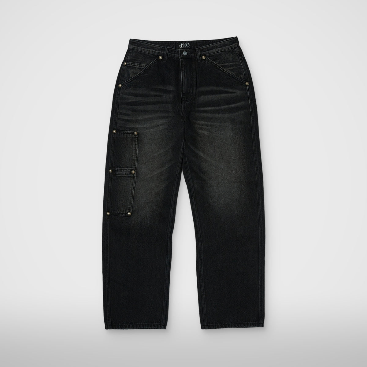 Thug Club Thug Pants Denim in black, front view