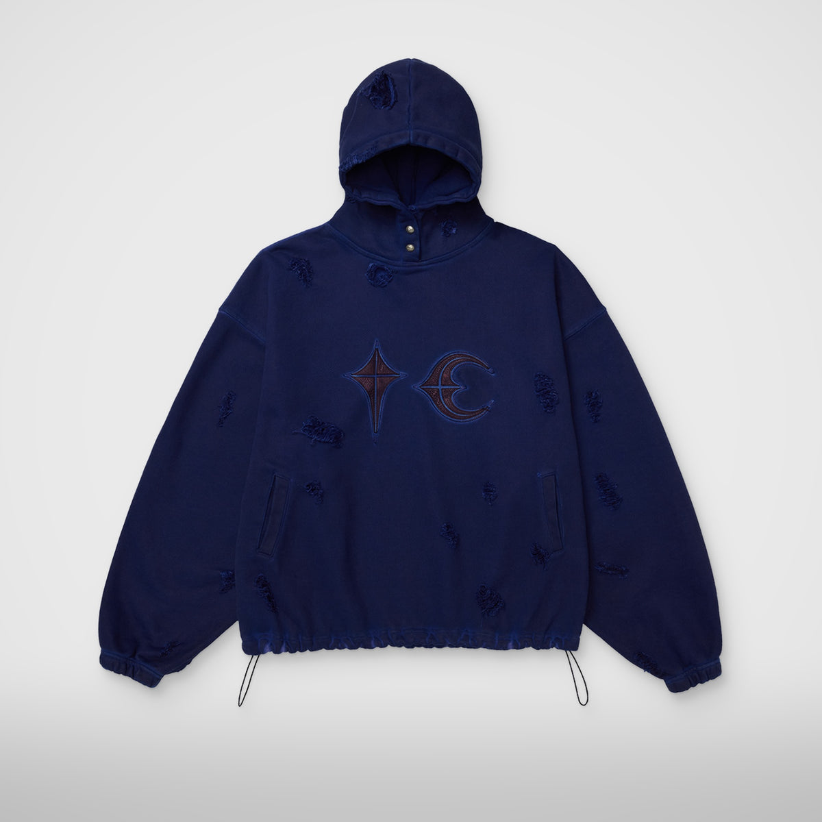 Thug Club Rock Hoodie in blue