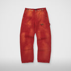 Thug Club TC Two Tone Washed Pants in red, front view