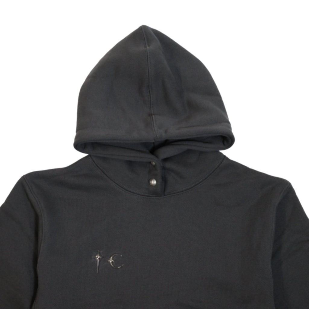 Thug Club Womens Armor Hoodie in grey, view 3 of 5