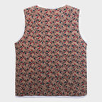 Womens Floral Pocket Kimjang Vest